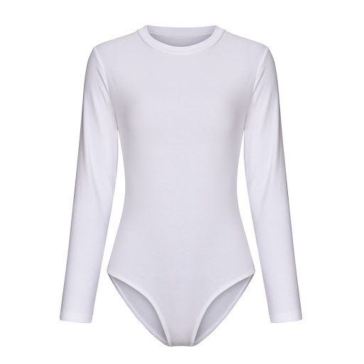Title 2, Long-sleeved Round Neck Jumpsuit Bottoming Shirt