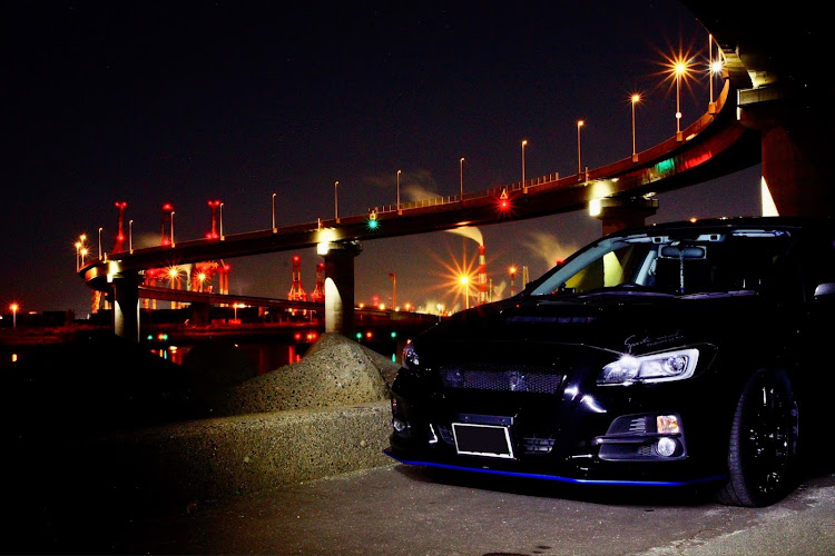 レヴォーグのダーリン撮ってもらっちゃった♡・夜景と愛車・エロチックドライブデート・四日市いなばポートライン・四日市工場夜景に関するカスタム事例の投稿画像4枚目