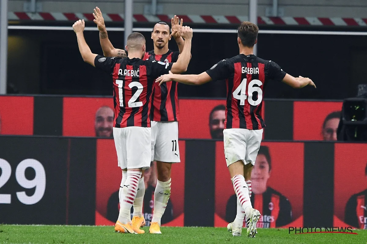 L'AC Milan est le dernier club invaincu dans les cinq grands Championnats