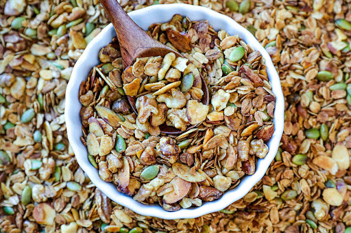 Elaine's Homemade Healthy Granola.