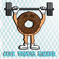 StickerApps Cute Donuts Sticker