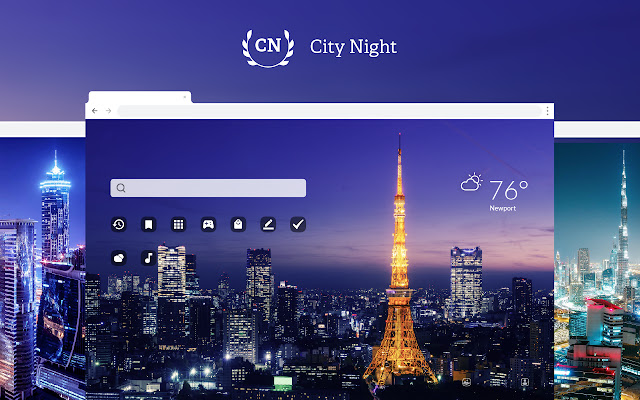 City Night HD Wallpapers New Tab