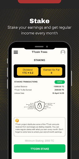 Screenshot TTcoin Trees - Cloud Mining