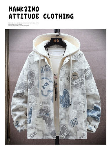 Title 5, Veste à capuche deux pièces pour homme, imprimé...