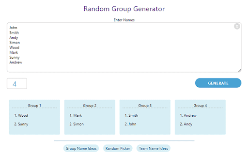 Random Group Generator