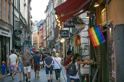 stockholm.jpg - Gamla stan, the historic old town Stockholm, turns into a shopping district by midday.