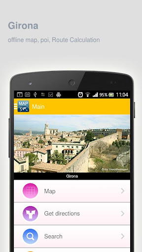 Girona Map offline