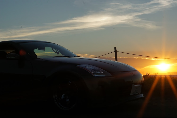 フェアレディZの夕陽とコラボ・#フェアレディＺ33・一眼レフ撮影・新潟県・日本海に関するカスタム事例の投稿画像2枚目