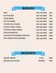 Meal Memories menu 5