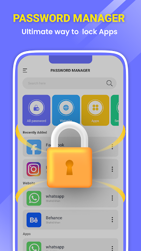 Screenshot Password Manager App