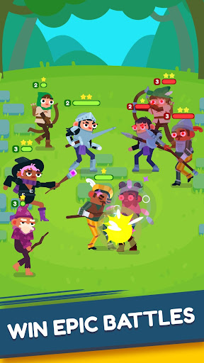 Code Triche Heroes Battle: Auto-battler RPG APK MOD 4