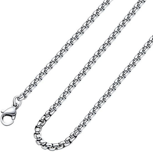 Title 6, Mens Titanium Steel Necklace
