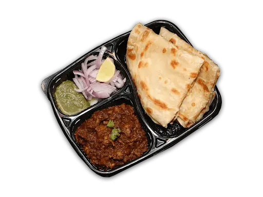 2 Wheat Parantha + Chicken Keema