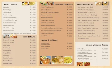 Breakfast Kitchen menu 