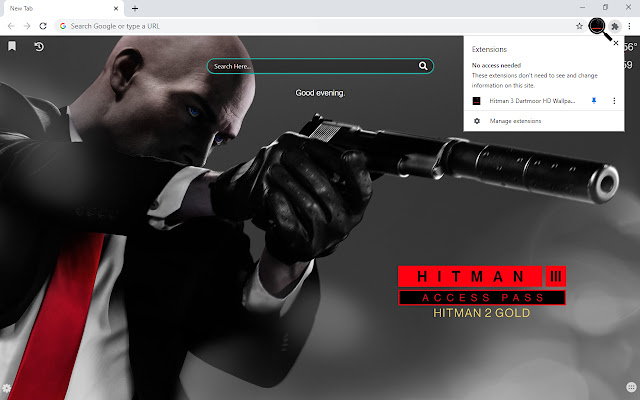 Hitman 3 Dartmoor 4K Wallpaper New Tab