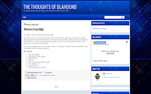 Blahound's Blog