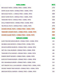 The Burger Junction menu 4