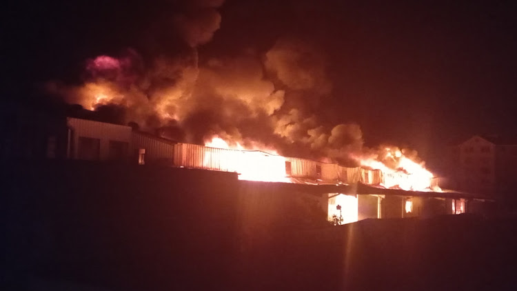 Fire breaks out at Platinum packaging company, Mlolongo, Machakos county on June 20