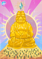 Buddha Pepe's Blessing (Glitched Ver.)