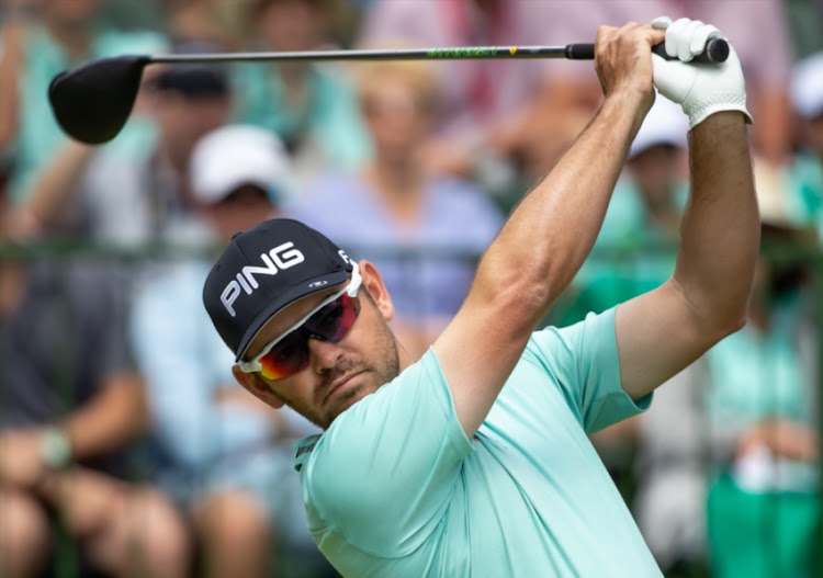 Louis Oosthuizen of South Africa during the day 1 of the 2018 Nedbank Golf Challenge at Gary Player Golf Course on November 08, 2018 in Sun City, South Africa.