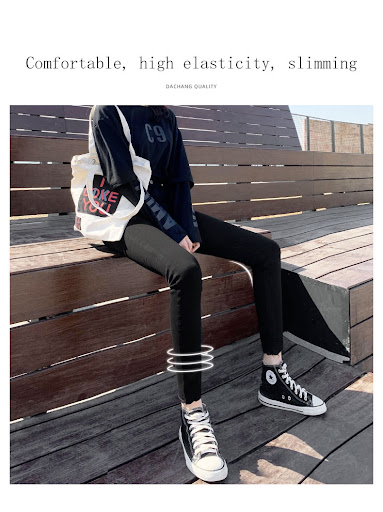 Title 4, New Spring High-Waist Jeans for Women, Tight-Fi...
