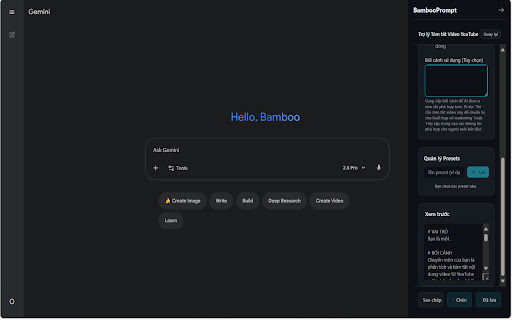 BambooPrompt Extension screenshot 4