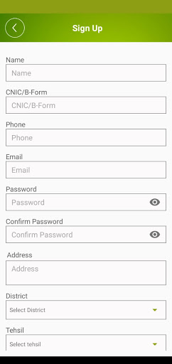 Screenshot Domicile Management System