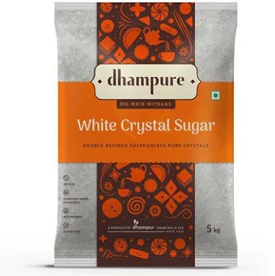 Dhampure Sulphurless Sugar - 5 kg