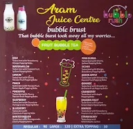 Aaram Juice Center menu 1