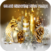 Golden Christmas Photo Frames  Icon