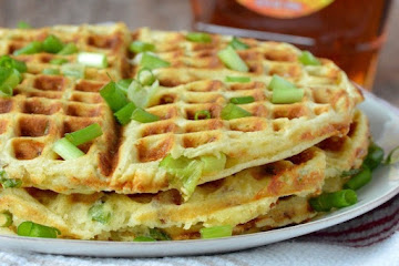 Bacon Cheddar Waffles