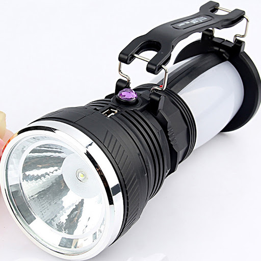 Title 3, Solar Charging LED Strong Light Emergency Flash...