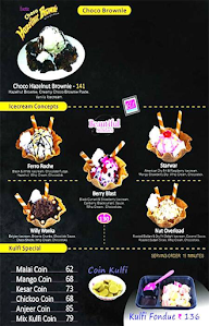 Cream Chills menu 1