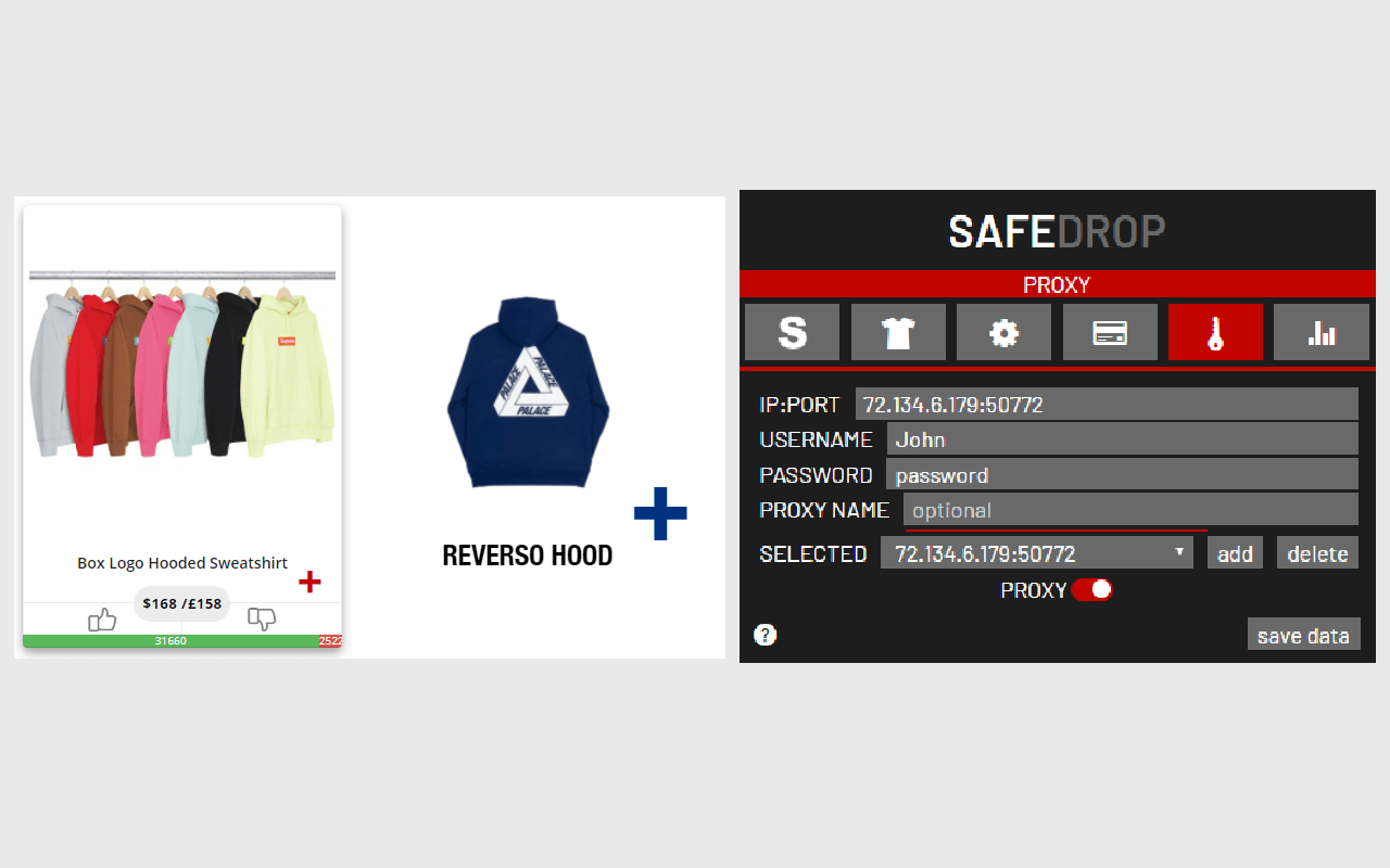 SafeDrop - Supreme & Palace Bot Preview image 6