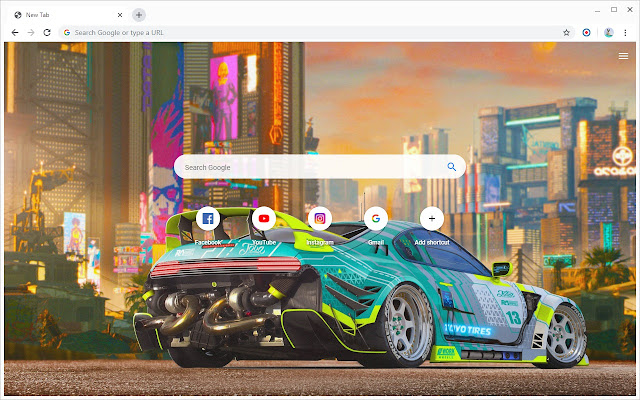 New Tab - Tokyo Drift