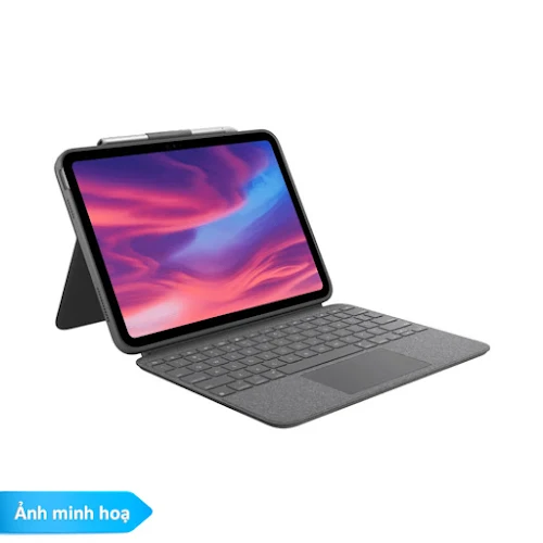 Bao da kèm bàn phím Logitech Combo Touch iPad Air 4th/5th Gen – Đen (920-010296)