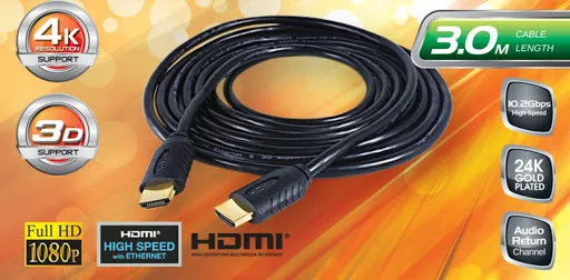 Cáp HDMI Cliptec OCD532 (3m)