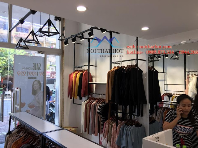 thi công shop thời trang đẹp