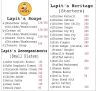 Lapit's Kitchen menu 1