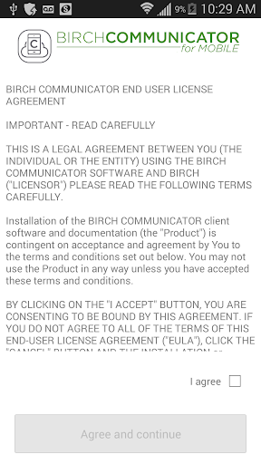 Birch Communicator for Mobile