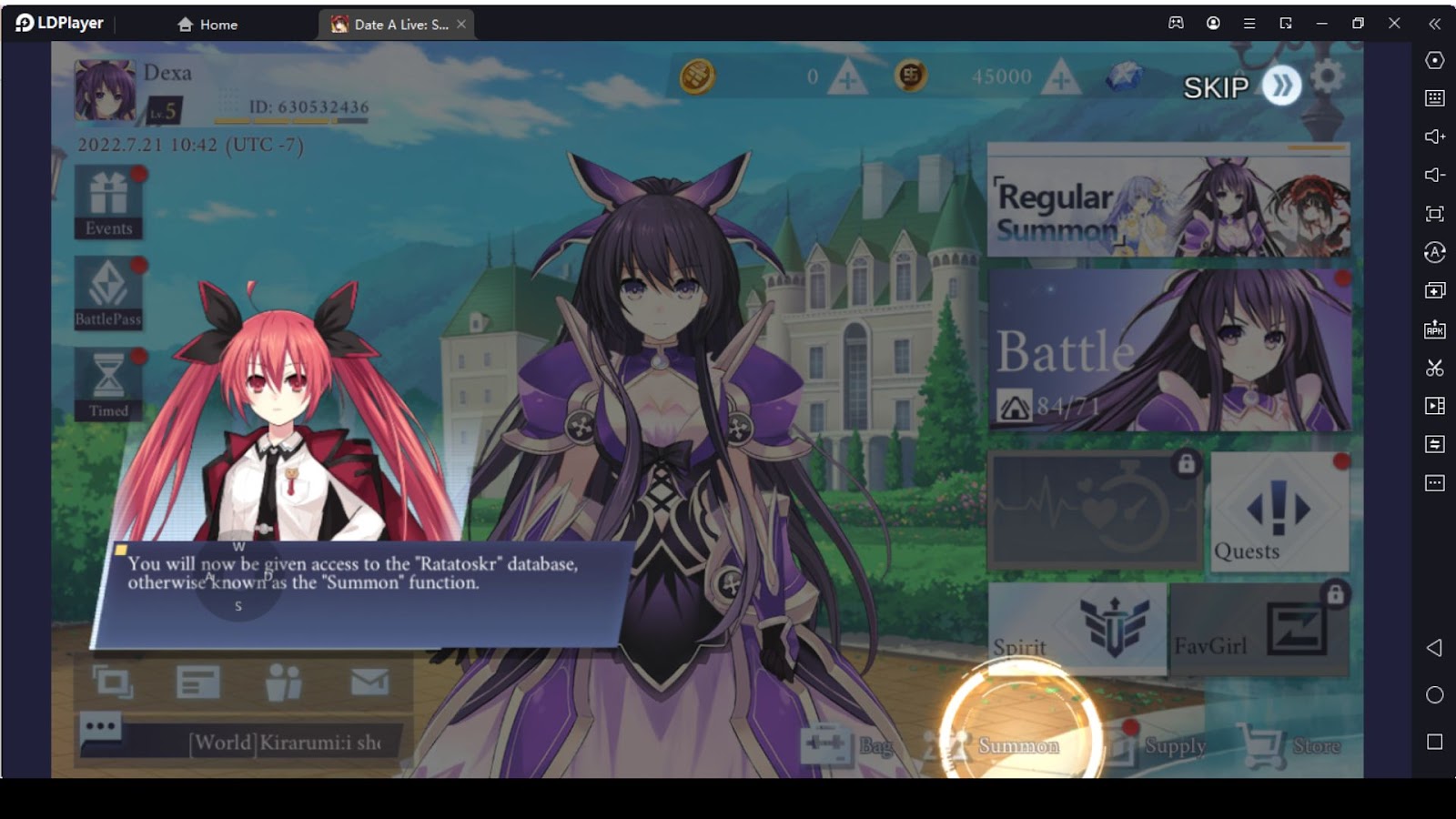 Date a Live: Spirit Pledge - Play Gacha Role-playing Game Free