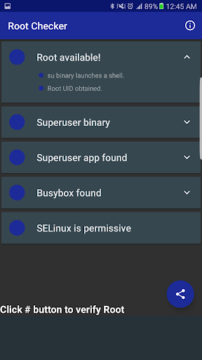 Root Checker Superuser/SU & Busy Box Pro 1.0.6 screenshots 2