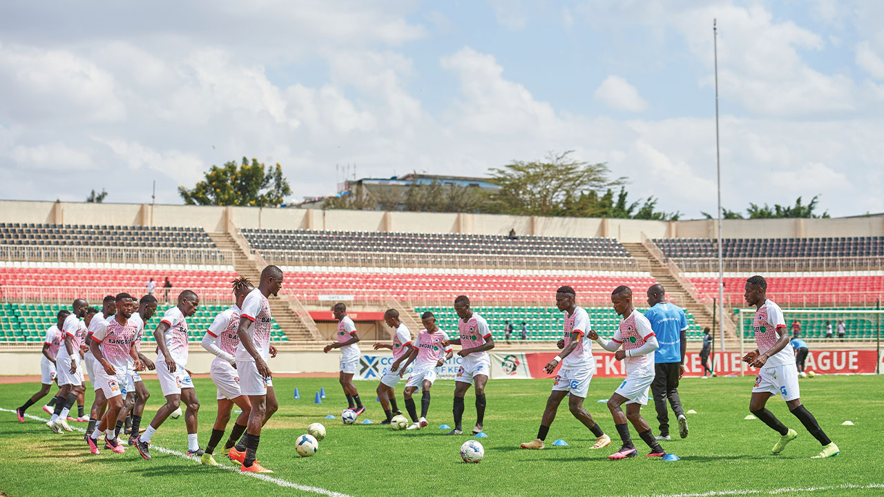 Shabana players during training