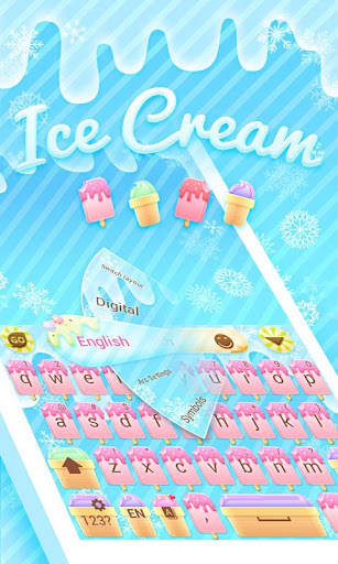 Ice Cream GO Keyboard Theme