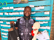 Dad Godwin Baloyi, who asked for clothes for his three children, was given gifts and vouchers for them and locals have managed to find him some work.