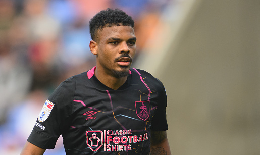 Burnley's Lyle Foster during the Sky Bet Championship match against Reading at Select Car Leasing Stadium in Reading on April 15 2023.