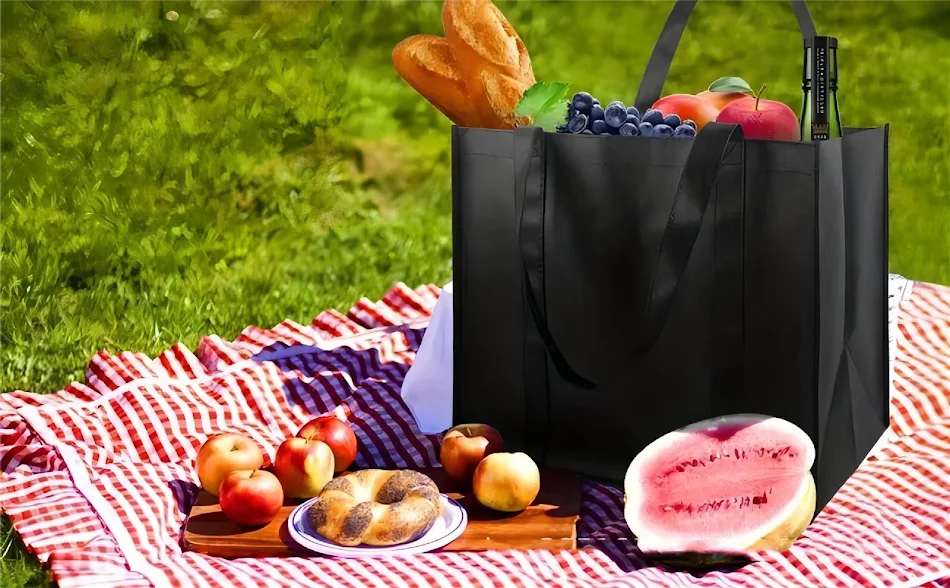 Portable Non-woven Bag Simple Shopping Bag Lightweight and reusable for easy shopping trips Perfect for groceries and ev