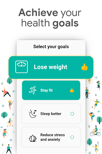 Screenshot Running for weight loss app