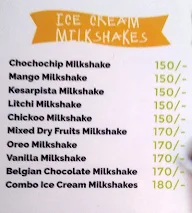 Thanco's Natural Ice Cream menu 3