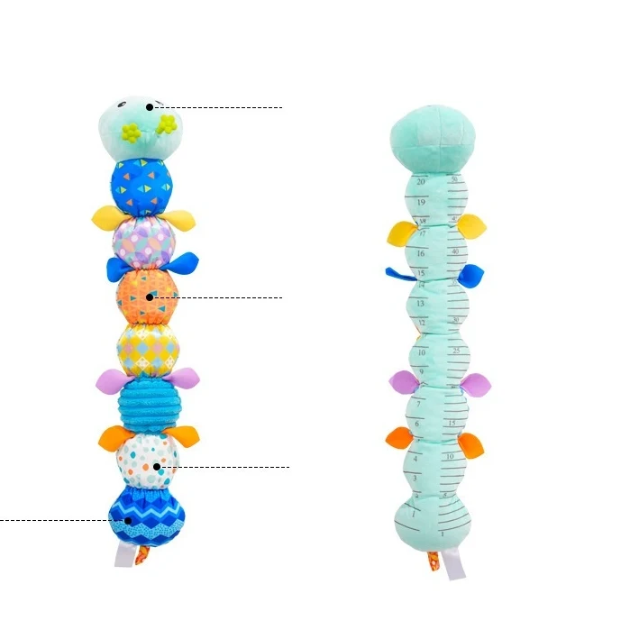 Baby knuffelpop. Zacht en schattig speelgoed voor baby's. Perfect om te knuffelen en te troosten. Ideaal voor sensorische ontwikkeling en veilig speelplezier.